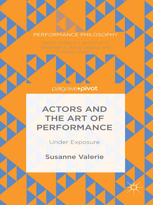 Title details for Actors and the Art of Performance by Susanne Granzer - Available